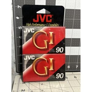JVC GI-90 Audio Cassettes Two-Pack Sealed